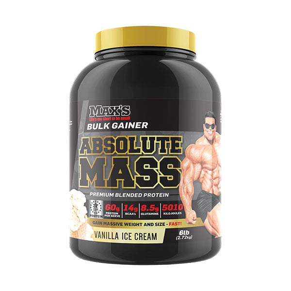 Absolute Mass - Vanilla Ice Cream - MAX's | MAK Fitness