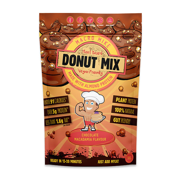 Donut Mix (Almond Protein) - Chocolate Macadamia - Macro Mike | MAK Fitness