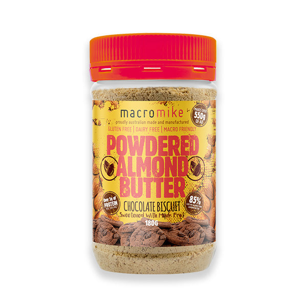 Powdered Peanut Butter - Chocolate Biscuit - Macro Mike | MAK Fitness