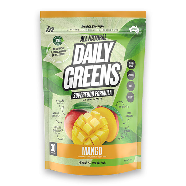 All Natural Daily Greens - Mango - Muscle Nation | MAK Fitness