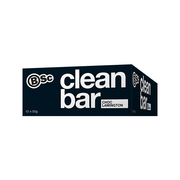 Clean Bar (Box of 12) - Choc Lamington - Body Science | MAK Fitness
