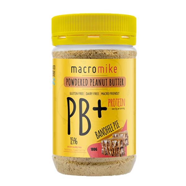 PB+ Powdered Peanut Butter (180g) - Banoffee Pie - Macro Mike | MAK Fitness