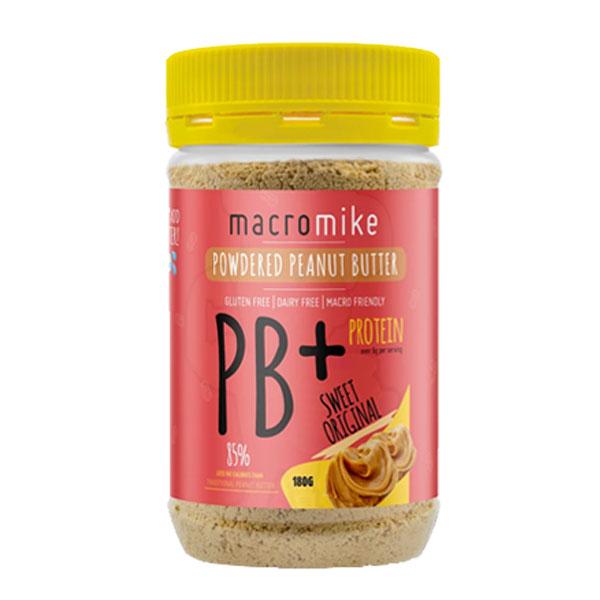 PB+ Powdered Peanut Butter (180g) - Sweet Original - Macro Mike | MAK Fitness