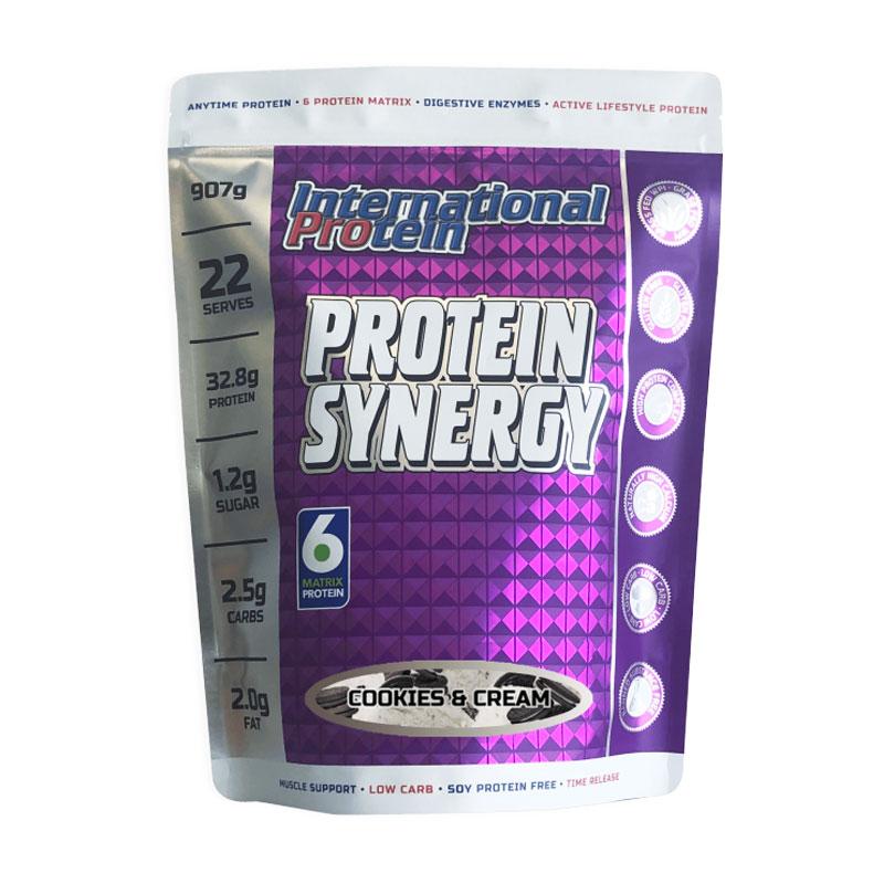 Protein Synergy - Cookies & Cream - International Protein | MAK Fitness