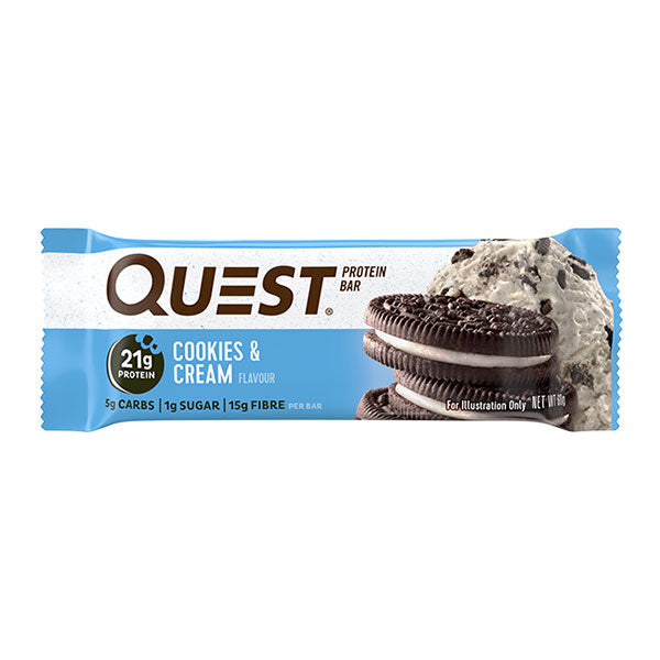Quest Bar - Cookies & Cream - Quest Nutrition | MAK Fitness
