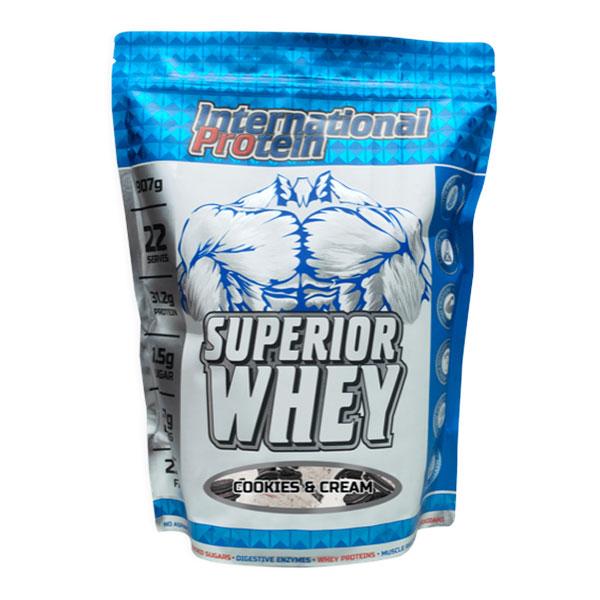 Superior Whey - Cookies & Cream - International Protein | MAK Fitness