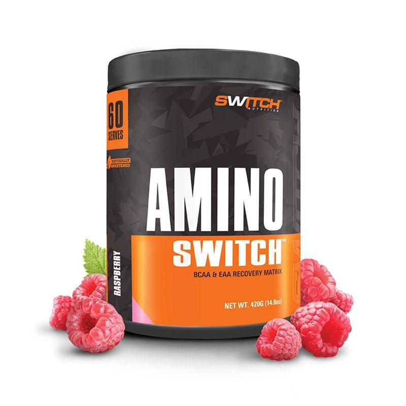 Amino Switch - 60 Serves - Raspberry - Switch Nutrition | MAK Fitness