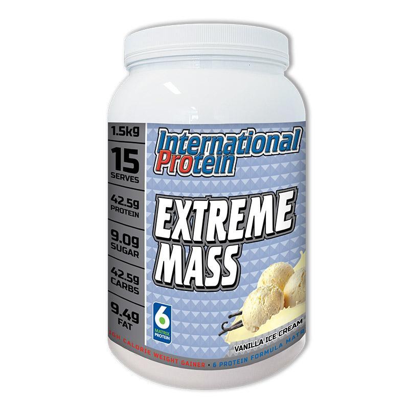 Extreme Mass - Vanilla Ice Cream - International Protein | MAK Fitness