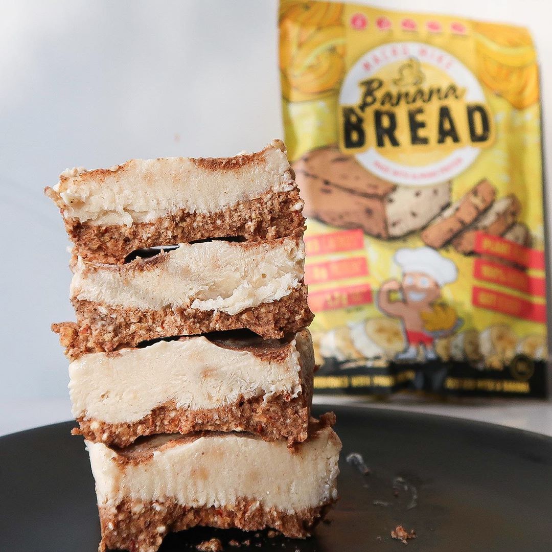 Banana Bread Mix - Macro Mike - Banana Bread Cheesecake Slice | MAK Fitness