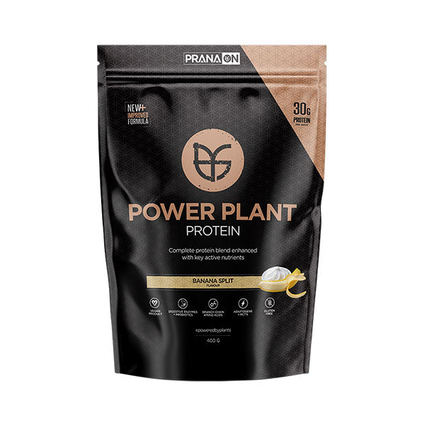 Power Plant Protein - 400g - Banana Split - PRANA ON | MAK Fitness