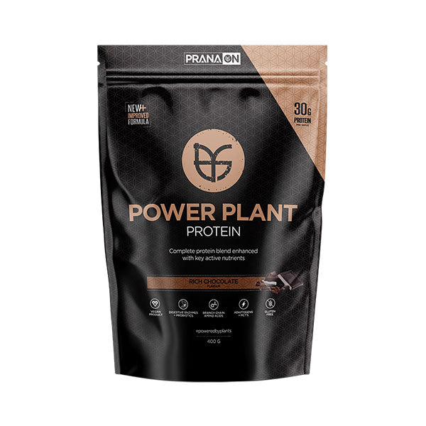 Power Plant Protein - 400g - Rich Chocolate - PRANA ON | MAK Fitness