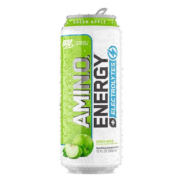 Amino Energy + Electrolytes Sparkling RTD - Green Apple - Optimum Nutrition | MAK Fitness