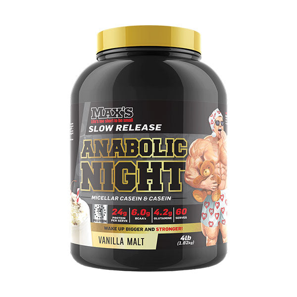 Anabolic Night - 60 Serves - Vanilla Malt MAX's | MAK Fitness