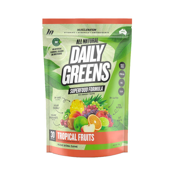 All Natural Daily Greens - Tropical Fruits - Muscle Nation | MAK Fitness
