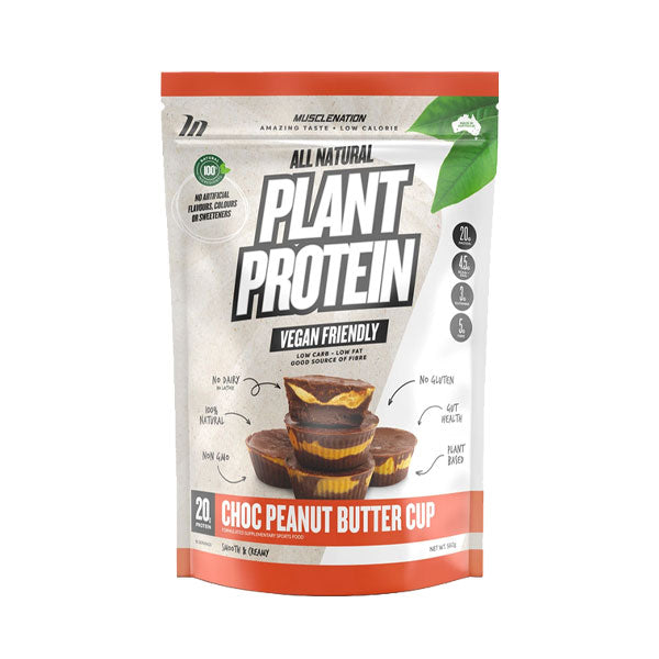 All Natural Plant Protein - Choc Peanut Butter Cup - Muscle Nation | MAK Fitness