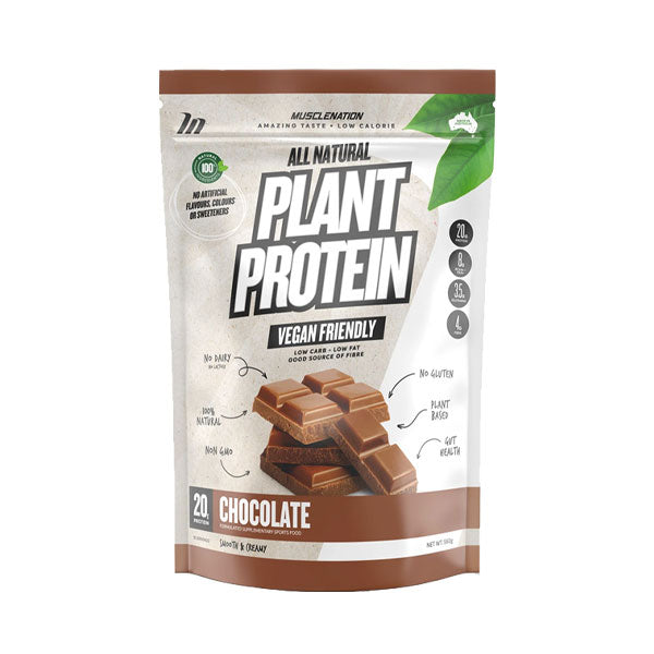 All Natural Plant Protein - Chocolate - Muscle Nation | MAK Fitness