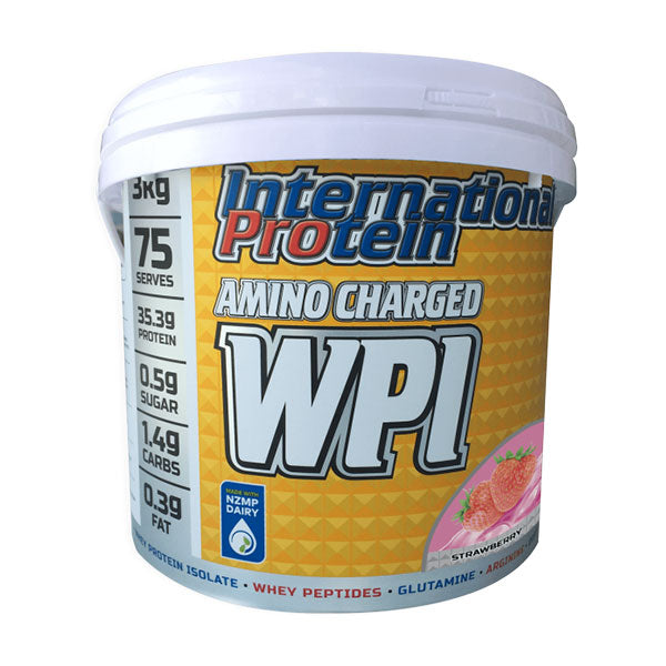 Amino Charged WPI - Strawberry - International Protein | MAK Fitness