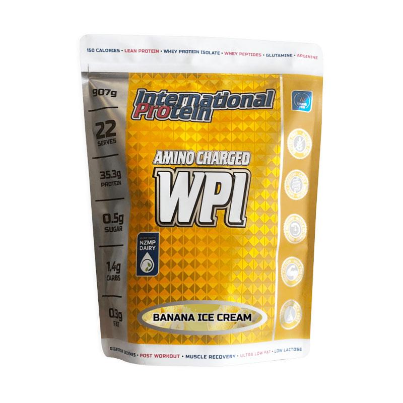 Amino Charged WPI - Banana Ice Cream - International Protein | MAK Fitness