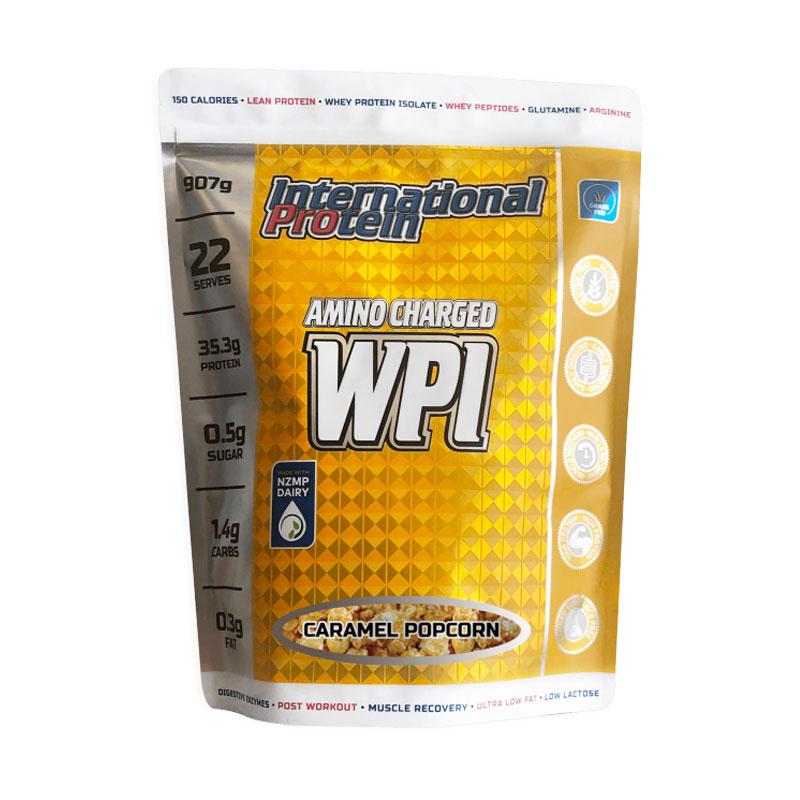Amino Charged WPI - Caramel Popcorn - International Protein | MAK Fitness