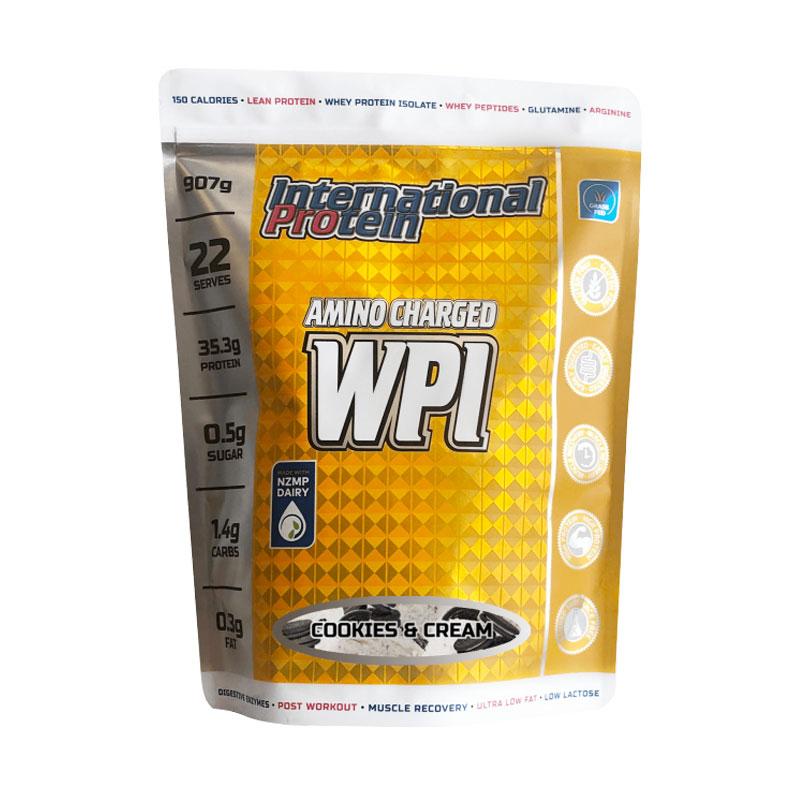 Amino Charged WPI - Cookies & Cream - International Protein | MAK Fitness