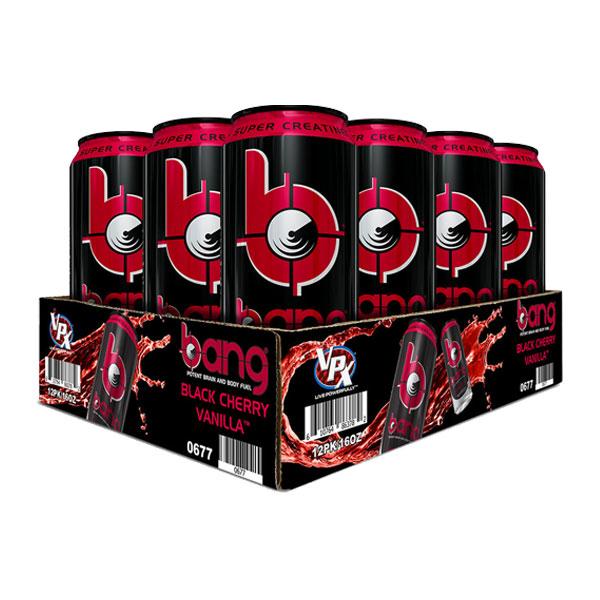 Bang Energy Drink (12 Pack) - Black Cherry Vanilla - VPX Sports | MAK Fitness