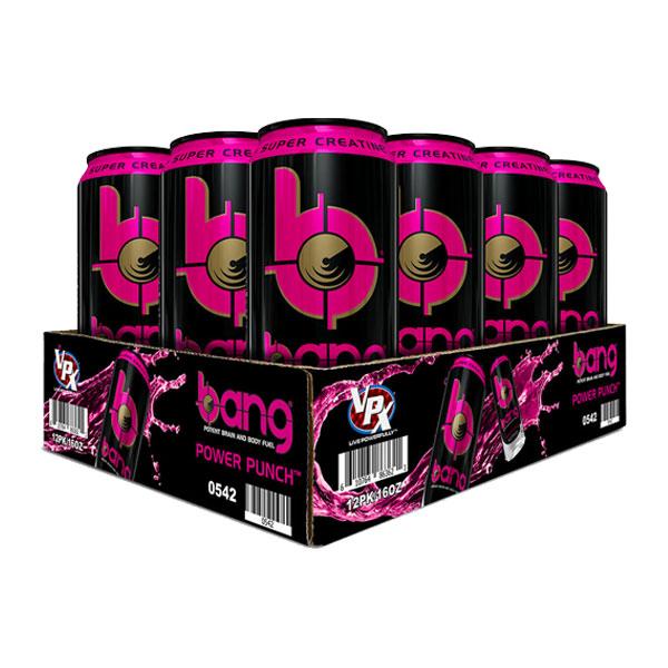 Bang Energy Drink (12 Pack) - Power Punch - VPX Sports | MAK Fitness