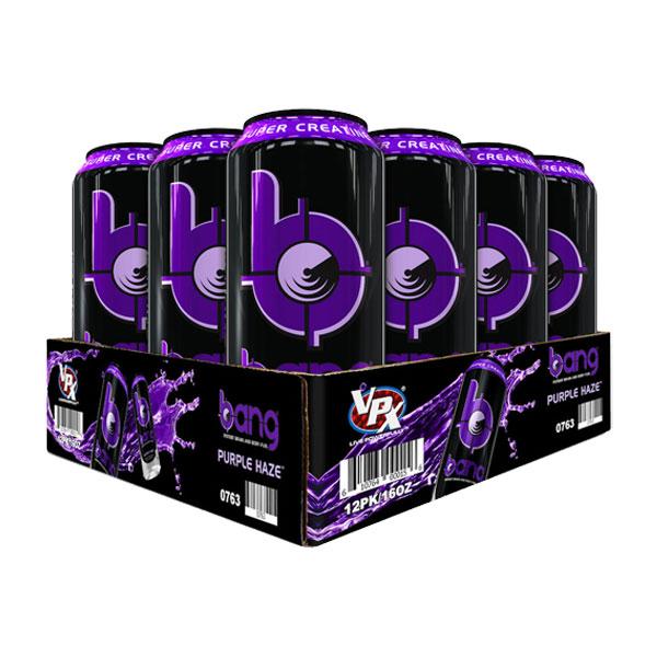 Bang Energy Drink (12 Pack) - Purple Haze - VPX Sports | MAK Fitness