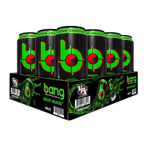 Bang Energy Drink (12 Pack) - Sour Heads - VPX Sports | MAK Fitness