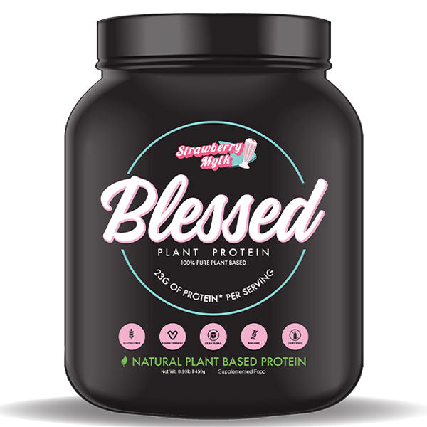 Blessed Protein - 15 Serves - Strawberry Mylk - Clear Vegan | MAK Fitness