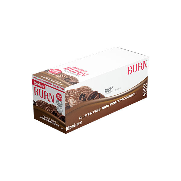 Maxine's BURN Cookies (Box of 12) - Double Choc - Maxine's | MAK Fitness