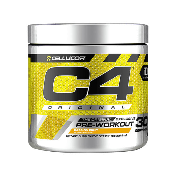 C4 Original Pre-Workout - 30 serves - Passion Fruit - Cellucor | MAK Fitness