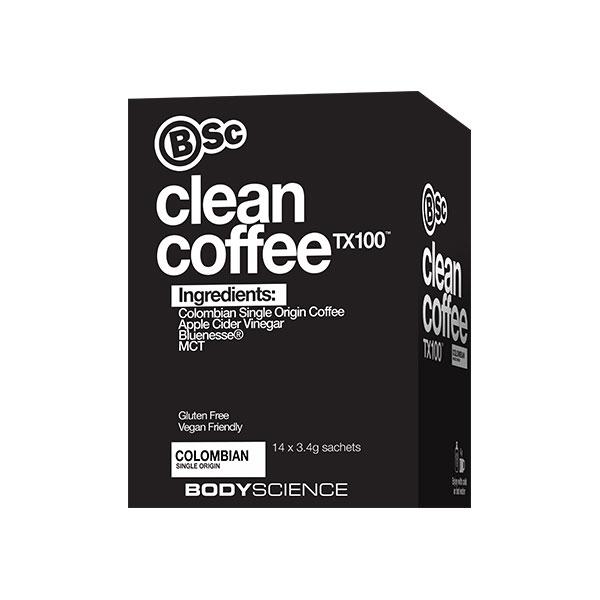 Clean Coffee TX100 - 14 Serves - Body Science | MAK Fitness
