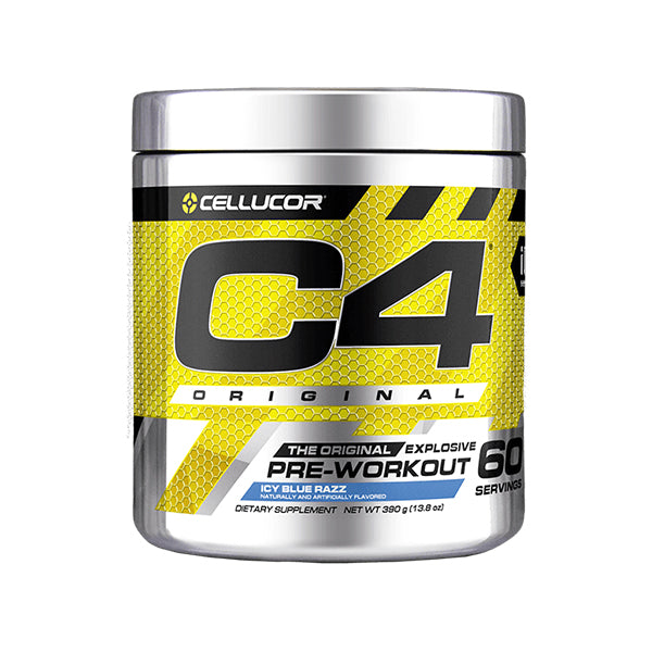 C4 Original Pre-Workout - 60 serves - Icy Blue Razz - Cellucor | MAK Fitness