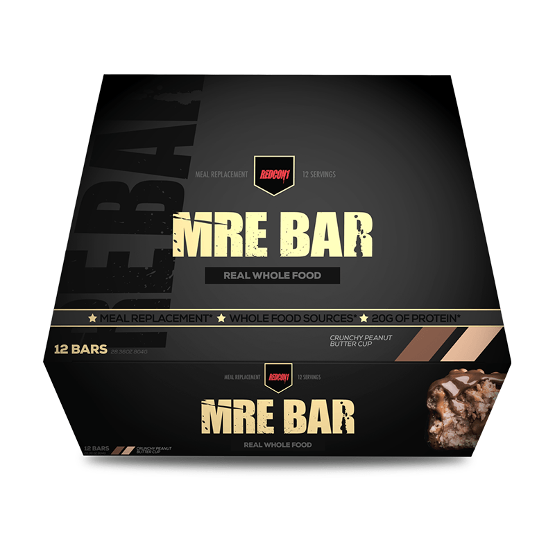 MRE Bar (Box of 12) - Crunchy Peanut Butter Cup - RedCon1 | MAK Fitness