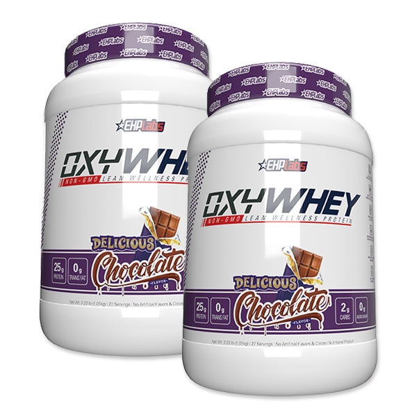 OxyWhey Twin Pack - Delicious Chocolate - EHPlabs | MAK Fitness