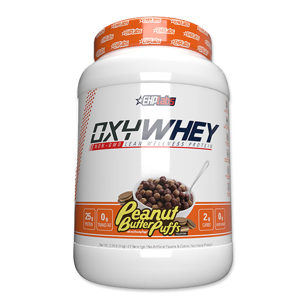 OxyWhey - 27 Serves - Peanut Butter Puffs - EHPlabs | MAK Fitness
