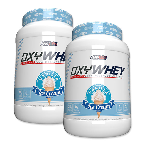 OxyWhey Twin Pack - Vanilla Ice Cream - EHPlabs | MAK Fitness