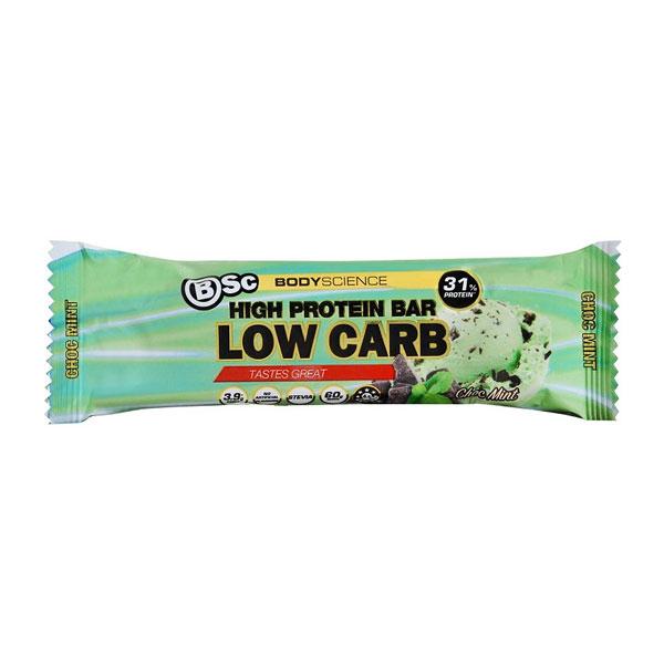High Protein Low Carb Bar - Choc Mint - Body Science | MAK Fitness