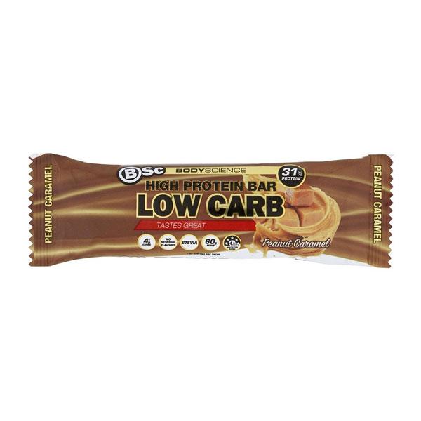 High Protein Low Carb Bar - Peanut Caramel - Body Science | MAK Fitness