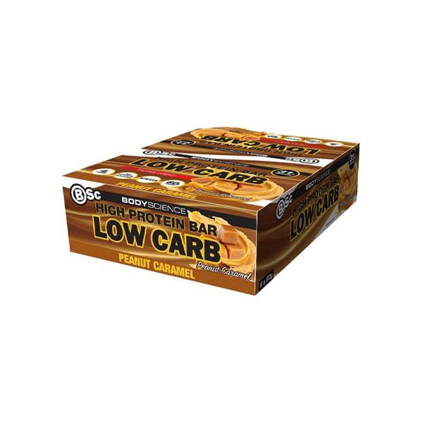 High Protein Low Carb Bar (Box of 12) - Peanut Caramel - Body Science | MAK Fitness