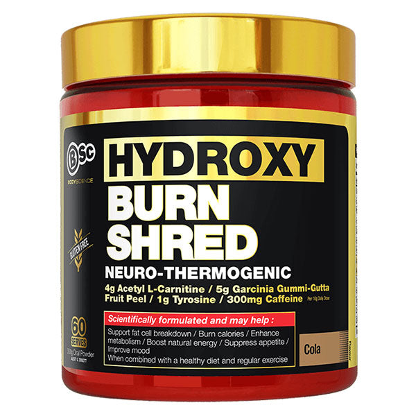 HydroxyBurn Shred - Cola - Body Science | MAK Fitness