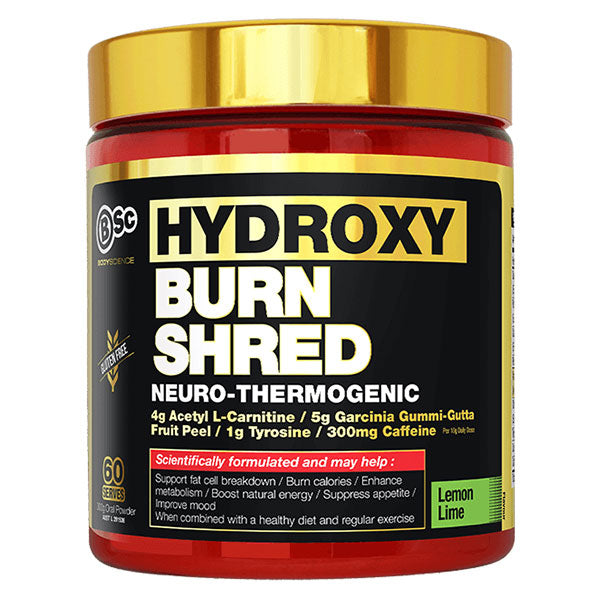 HydroxyBurn Shred - Lemon Lime - Body Science | MAK Fitness