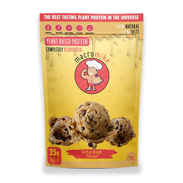 Plant Based Protein+ (520g) - Cookie Dough - Macro Mike | MAK Fitness