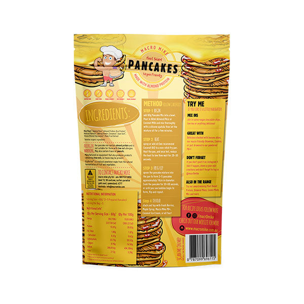 Plant Based Pancakes - Macro Mike | MAK Fitness