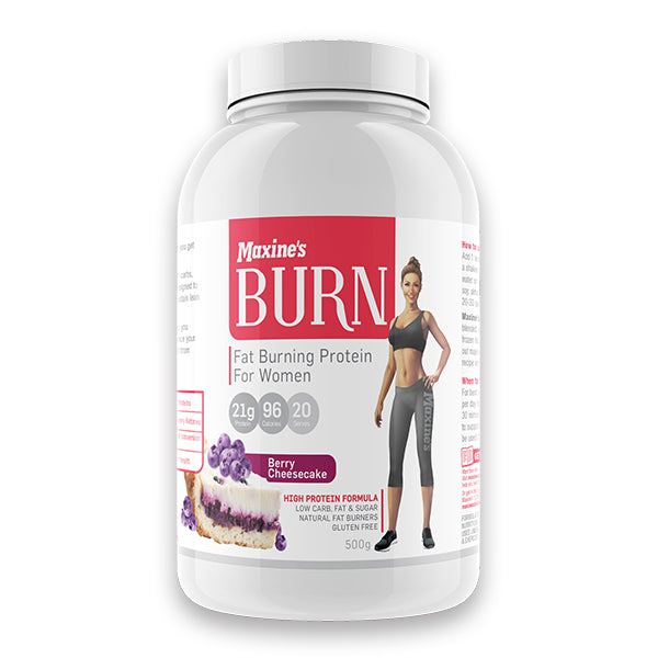 Burn Protein - 20 Serves - Berry Cheesecake - Maxine's | MAK Fitness