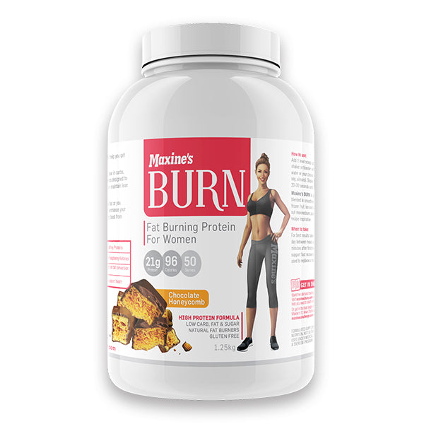 Burn Protein - 50 Serves - Chocolate Honeycomb - Maxine's | MAK Fitness