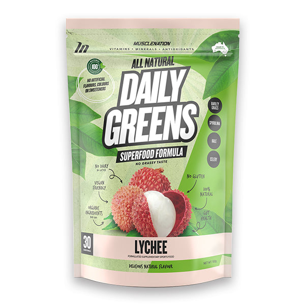 All Natural Daily Greens - Lychee - Muscle Nation | MAK Fitness