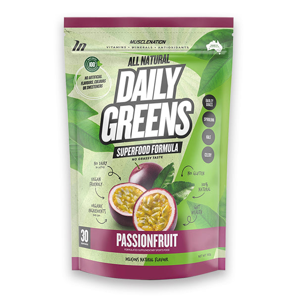 All Natural Daily Greens - Passionfruit - Muscle Nation | MAK Fitness