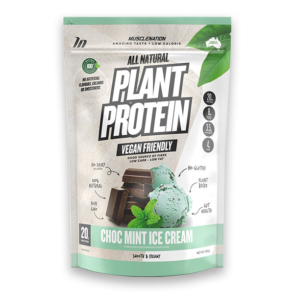 All Natural Plant Protein - Choc Mint Ice Cream - Muscle Nation | MAK Fitness