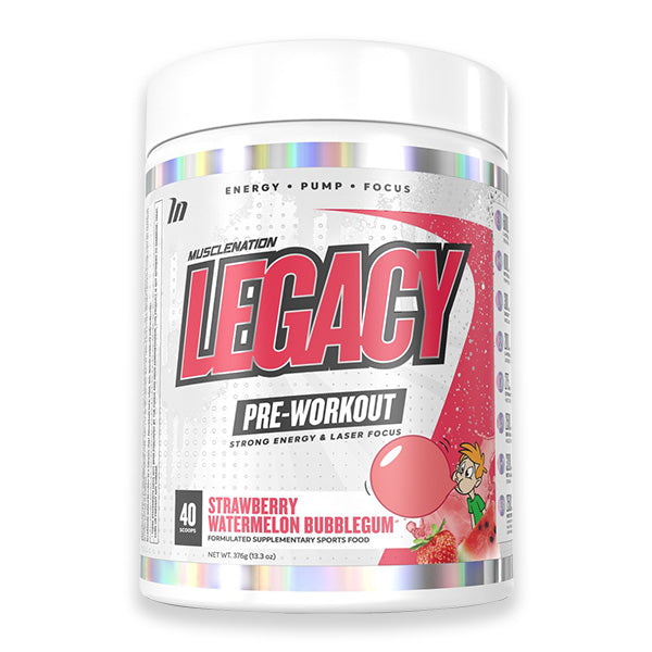 Legacy Pre-Workout - Strawberry Watermelon Bubblegum - Muscle Nation | MAK Fitness